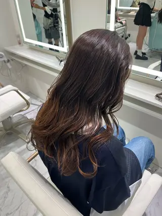 ロング ParveMix /石田 佳澄🩶のヘアスタイル