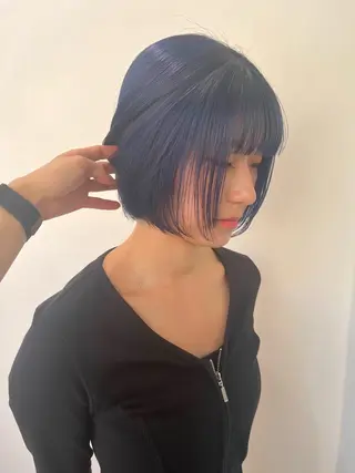 ミディアム オタク美容師🛍/ 酸性ストレート/艶髪のヘアスタイル