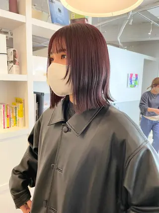 ショート カラー くがれいじ 梅田/ショート/ボブのヘアスタイル