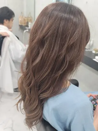 ロング カラー ヘアアレンジ ❇️安達 優心❇️ レイヤー/艶髪特化のヘアスタイル