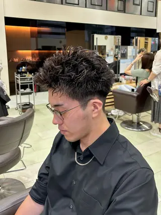 パーマ メンズ mens骨格矯正/ 理論パーマ/yuyaのヘアスタイル