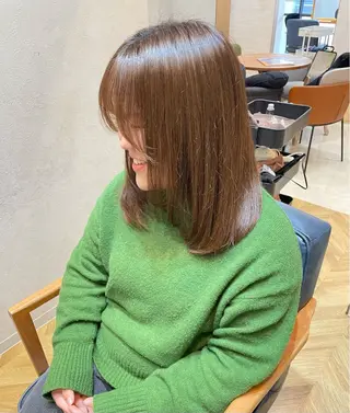 ミディアム newi大分/ ヒメノシオリのヘアスタイル