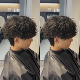 ショート パーマ メンズ 渋谷✨メンズ特価✨ 泉　龍之介のヘアスタイル