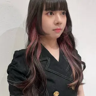 ロング 北島 遥香🫧インナ ー /ベージュカラーのヘアスタイル