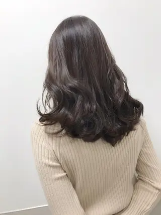 セミロング カラー HARUNA/ミセス 大人ショートヘアのヘアスタイル