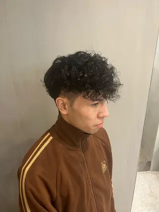 ショート パーマ メンズ fifth / 山下 和輝 海外風スタイルのヘアスタイル