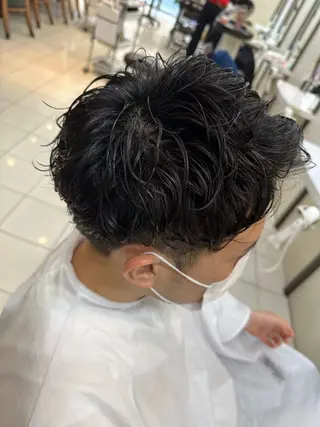 パーマ メンズ 髪質改善⭐️縮毛矯正 中野⭐️Rinaのヘアスタイル