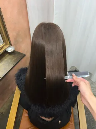 セミロング ともざねゆか UniQ/岡山駅のヘアスタイル