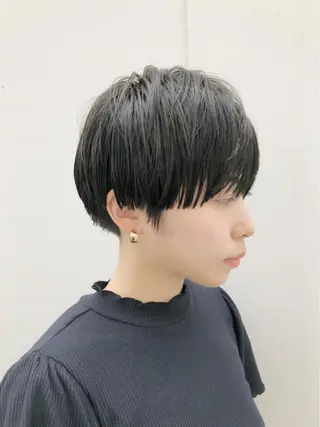 ショート カラー ノグチ ユウキ/ボブのヘアスタイル