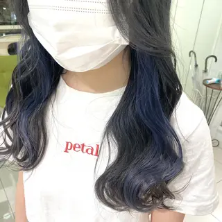 ロング カラー ヘアアレンジ 透明感カラー 古山 結季🌙🖤のヘアスタイル