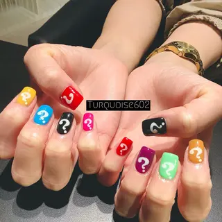 ネイル 個性派ネイルサロン 💅🏼ターコイズのネイルデザイン