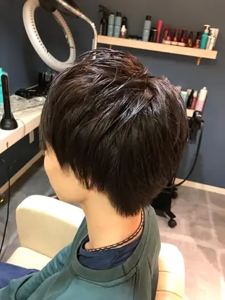 ショート カラー メンズ 松井 博徳のヘアスタイル