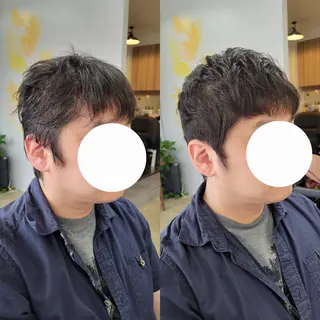 ショート メンズ 野村 果音(カノン)のヘアスタイル
