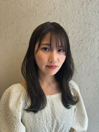 ミディアム カラー ⌇🌹透明感カラー 🌹ᴍᴇɢᴜᴍɪ ⌇のヘアスタイル