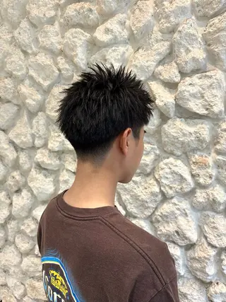 ショート メンズ 山口 南のヘアスタイル