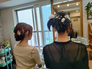 ヘアアレンジ HempBeauty 浅野アサミのヘアスタイル