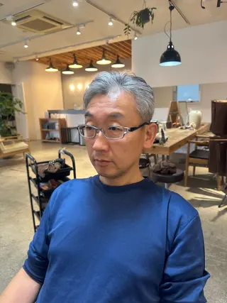 メンズ ブリーチカラー/ 透明感/aika¨̮のヘアスタイル