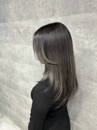 ロング 藤田 純平のヘアスタイル