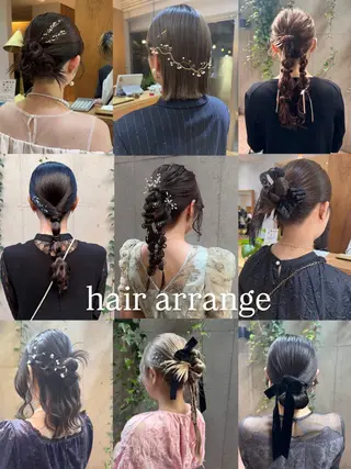 ヘアアレンジ 🎗️【ヘアセット 美眉】吉川玲🎗️のヘアスタイル