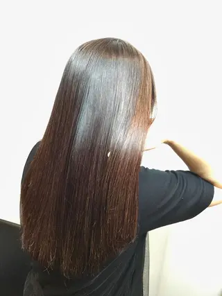 ロング カラー Annon プライベートサロンのヘアスタイル