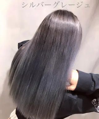 ロング カラー 髪質改善⭐️ 桜場のヘアスタイル