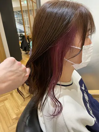 セミロング カラー 🦕小林 大地🦕のヘアスタイル