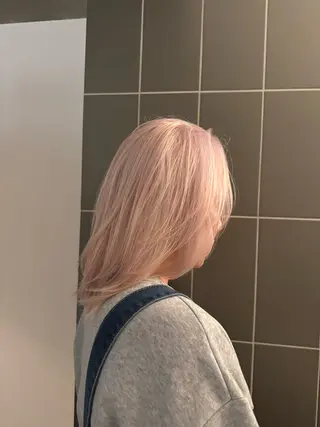 ミディアム カラー 艶髪/ハイトーン💎 レイヤー/Reijiのヘアスタイル