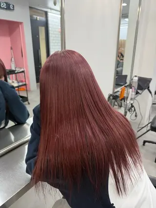 ロング カラー 蔭山 幸奈のヘアスタイル