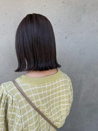 ミディアム カラー 目黒 彩花のヘアスタイル