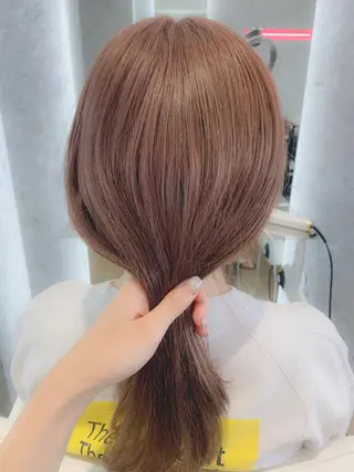 ロング カラー 山下 千明のヘアスタイル