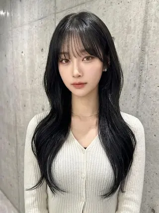 ロング カラー LITTY&M.O.Dshibuya所属・レイヤー/髪質改善 /山永圭介のヘアスタイル