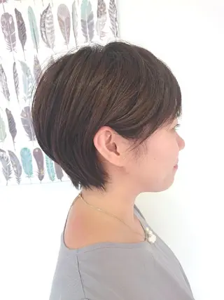 ショート 清水 沙織のヘアスタイル