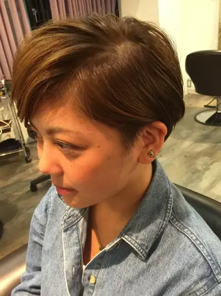 ショート ショートは任せて ミヤザキのヘアスタイル