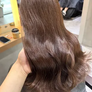 ロング カラー ヘアアレンジ ブリーチなしカラー /新百合ヶ丘/安形翔のヘアスタイル