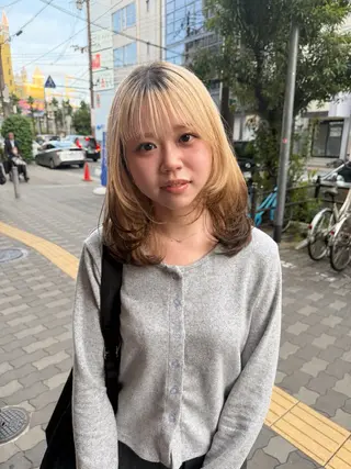 ミディアム カラー Karin trスタイリスト🥀のヘアスタイル