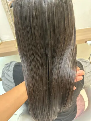 ロング パーマ 縮毛矯正/髪質改善/ 艶髪ササキナツミのヘアスタイル