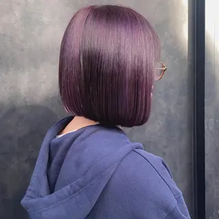 ミディアム カラー 比嘉 陽のヘアスタイル