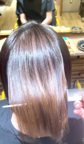 ミディアム 安倍 辰哉のヘアスタイル