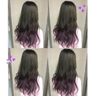 ロング カラー 韓国ヘア得意❤︎森澤 悠佳のヘアスタイル