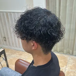 パーマ メンズ YUMEKA🩶/ 透明感カラー🥣のヘアスタイル