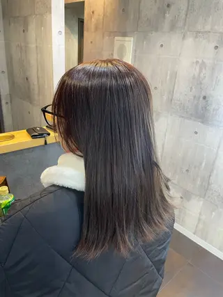 ミディアム カラー ヘアアレンジ 渋谷のブリーチカラー シェフ🧑‍🍳蓮のヘアスタイル