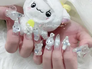 ネイル MoMoA Nail ネイル長さ出し専門店のネイルデザイン