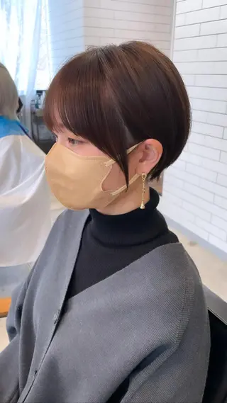 ショート カラー 【ショートカット 美髪矯正】今井隆太のヘアスタイル