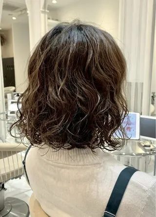 ミディアム パーマ stair:case 🌱Fuka🌱🦖のヘアスタイル
