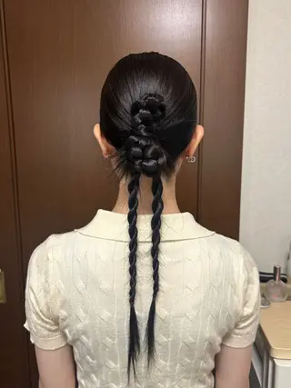 ヘアアレンジ ルプラボウ / せとくち ななのヘアスタイル
