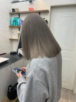 ミディアム N° jemica 札幌のヘアスタイル