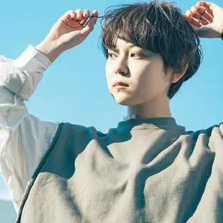 ショート 天王寺韓国ヘア 小山歓実のヘアスタイル