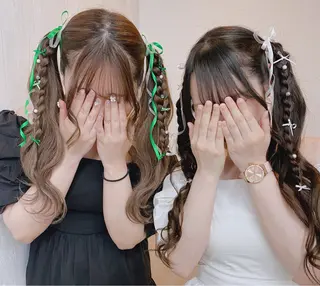 ヘアアレンジ GLOSS 心斎橋 山上のヘアスタイル