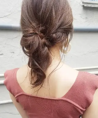 ヘアアレンジ 🙃 透明感カラー/ボブのヘアスタイル