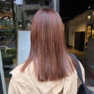 セミロング カラー ハヤシ マユ ✂ 府中美容室のヘアスタイル